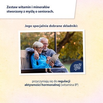 Vita-miner Senior, drażetki dla osób po 50 roku życia, 60 szt.