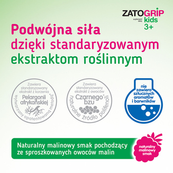 Zatogrip Kids 3+, płyn, 120 ml