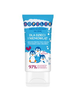 Zestaw Flos-lek Winter Care For Kids, Sopelek, krem ochronny dla dzieci i niemowląt, 40 ml + zimowa wazelina do ust, 10 g