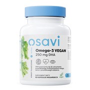 Osavi Omega-3 Vegan 250 mg DHA, kapsułki miękkie, 60 szt.