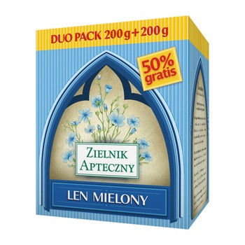 Len mielony, duo pack 200 g + 200 g