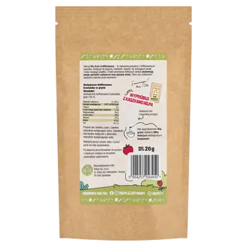 Helpa, Kosteczki Truskaweczki, Bio grys liofilizowany, 20 g