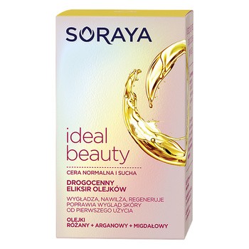 Soraya Ideal Beauty, drogocenny eliksir olejków, cera normalna i sucha, 50 ml