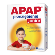 Apap Przeziębienie Junior, proszek do sporządzania roztworu doustnego, saszetki, 6 szt.