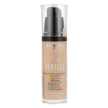 Bourjois 1, 2, 3 Perfect, podkład do twarzy o średnim kryciu, 54 Beige, 30 ml