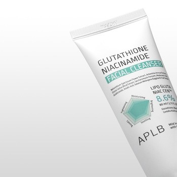 APLB Glutathione Niacinamide Facial Cleanser, oczyszczający żel do mycia twarzy z glutationem i niacynamidem, 80 ml