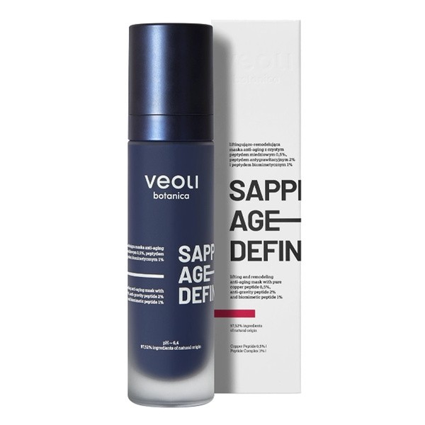Veoli Botanica Veoli Botanica Sapphire Age Definer, maska liftingująco-remodelująca, 50 ml