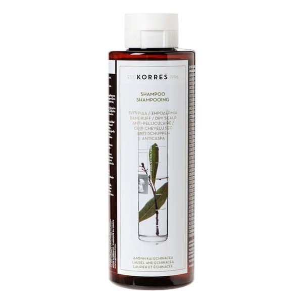 Korres Korres, szampon przeciwłupieżowy z wyciągiem z liścia laurowego i echinacei, 250 ml