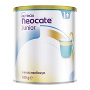 Neocate Junior 1+, żywność specjalnego przeznaczenia medycznego o smaku waniliowym, 400 g https://azcdn.doz.pl/image/d/product/84fa7371-scale-180x180.png
