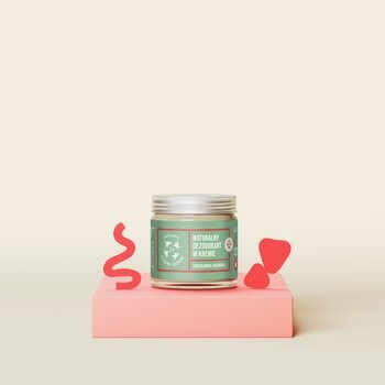 Mydlarnia 4 Szpaki, naturalny dezodorant w kremie, truskawka i werbena, bez dodatku sody, 60 ml