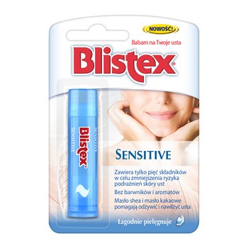 Blistex Sensitive, balsam do ust w sztyfcie, 4,25 g