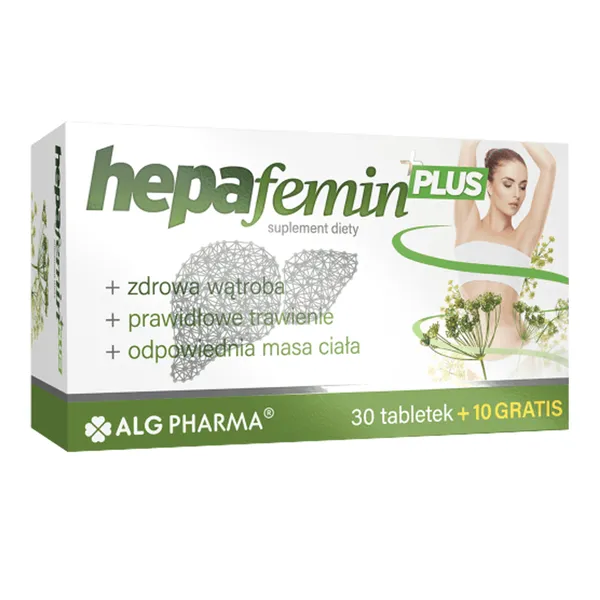 L-asparaginian L-ornityny 600mg 40 tabletek [Alg Pharma] - Alg Pharma