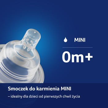Lovi Super Vent, silikonowy, dynamiczny smoczek na butelkę, mini, 0 m+, 2 szt.