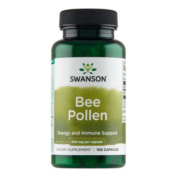 Swanson Bee Pollen, kapsułki, 100 szt.