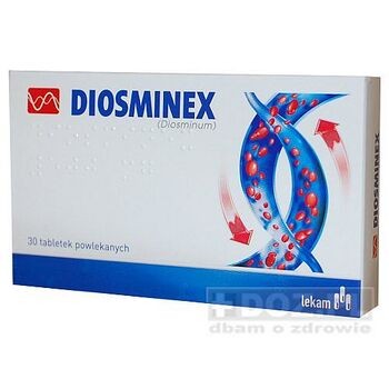 Diosminex, tabletki powlekane, 500 mg, 30 szt