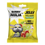Bunny Ninja, żelki bez cukru o smaku owocowym w kształcie kółeczek, 75 g https://azcdn.doz.pl/image/d/product/4c33942b-scale-180x180.png