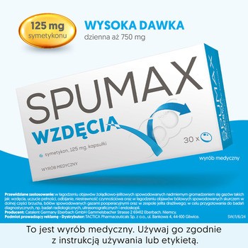 Spumax wzdęcia, kapsułki, 30 szt.