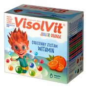 Visolvit Junior Orange, proszek musujący w saszetkach, 30 szt.