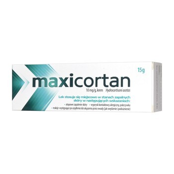 Zestaw 2x Maxicortan 10 mg/g krem, 15g