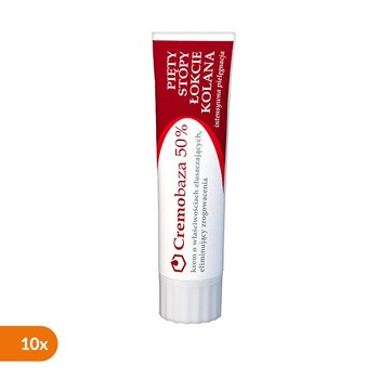 Cremobaza 50%, krem złuszczający, 30 g x 10 opakowań