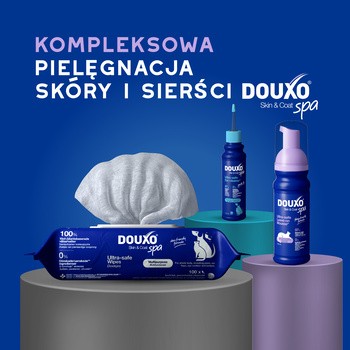 Douxo Spa Mousse, ultra-bezpieczna pianka bez spłukiwania dla kotów, 150 ml
