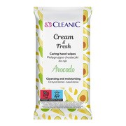 Cleanic Cream&Fresh Avocado, chusteczki nawilżane do rąk, 15 szt. https://azcdn.doz.pl/image/d/product/7966a99b-scale-180x180.png