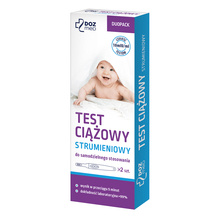 DOZ Med Test ciążowy, strumieniowy, 2 szt.