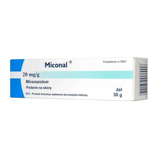 Mikonazol 20 mg/g żel 30 g [Miconal]