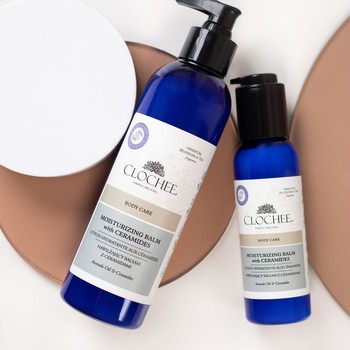 Clochee Simply Organic, balsam nawilżający z ceramidami, Oriental blossom & Tea, 250 ml