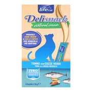 Life Cat Deli Snack Natural Cream Tuna, kremowy przysmak z tuńczykiem dla kotów, saszetki, 15 g x 6 szt. https://azcdn.doz.pl/image/d/product/fbaf4ee0-scale-180x180.png