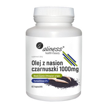 Aliness Olej z nasion czarnuszki 1000 mg, kapsułki, 60 szt.