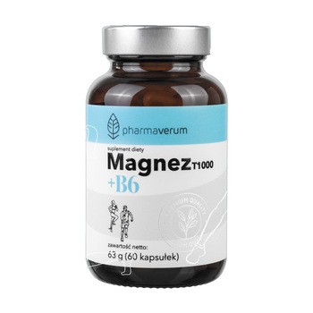Magnez T1000 + B6, kapsułki, 60 szt.