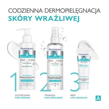 Pharmaceris A Lipo-Sensilium, odżywczy krem lipidowy z niacynamidem do twarzy, 50 ml