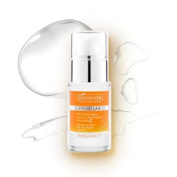 Bielenda Professional SupremeLAB Energy Boost, serum rozjaśniające skórę z ultrastabilną witaminą C, 15 ml