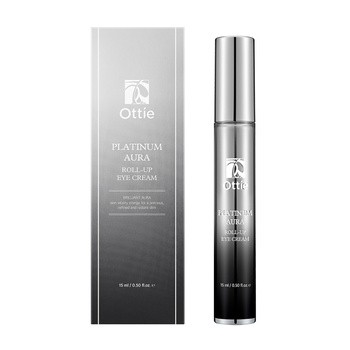 Ottie Platinum Aura, przeciwstarzeniowy krem pod oczy z platyną, 15 ml