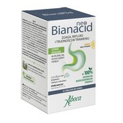 NeoBianacid, tabletki do ssania o smaku cytrynowym na refluks i zgagę do ssania, 45 szt.