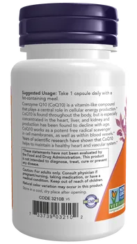 Now Foods Koenzym Q10 100 mg z głogiem, kapsułki, 30 szt.