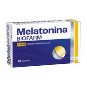 Melatonina Biofarm, 5 mg, tabletki, 60 szt. https://azcdn.doz.pl/image/d/product/8035be96-scale-180x180.png