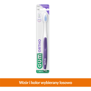 Gum Ortho, szczoteczka do zębów, ortodontyczna, 1 szt.