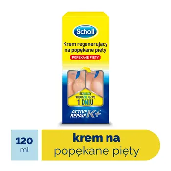 Scholl, krem regenerujący na popękane pięty, 120 ml