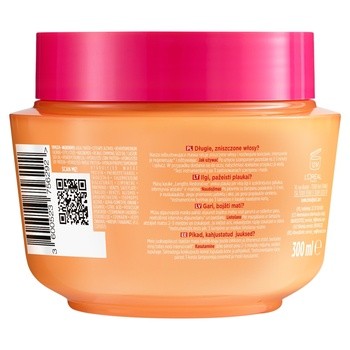 L'Oreal Paris Elseve Dream Long, maska odbudowująca do włosów, 300 ml