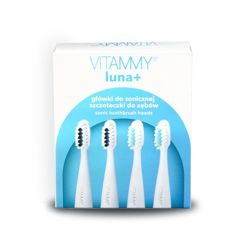 Vitammy Luna+, końcówki do szczoteczki sonicznej, 4 szt.