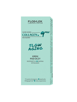 Flos-Lek Collagen.9MW, krem pod oczy, rozświetla napina wygładza, 50 ml