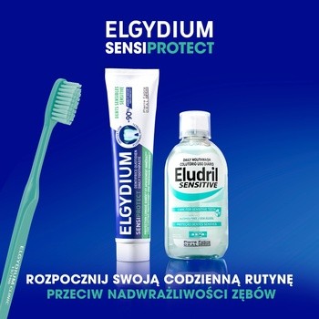 Elgydium SensiProtect, pasta do zębów wrażliwych, 75 ml