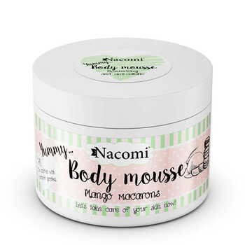 Nacomi, mus do ciała, makaroniki mango, 180 ml