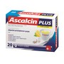 Ascalcin Plus o smaku cytrynowym, proszek musujący, 20 saszetek