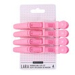 Sister Young, Lara, klipsy fryzjerskie, Pink, 4 szt.