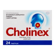 Cholinex, 150 mg, pastylki do ssania, 24 szt. https://azcdn.doz.pl/image/d/product/4401b13c-scale-180x180.png