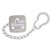 Canpol Babies, łańcuszek do smoczka uspokajającego I LOVE MUMMY, szary, 1 szt. https://azcdn.doz.pl/image/d/product/fd5f55fd-scale-180x180.png