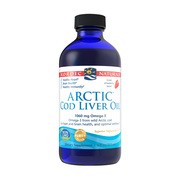 Nordic Naturals, Arctic Cod Liver Oil 1060 mg Strawberry, płyn, 237 ml